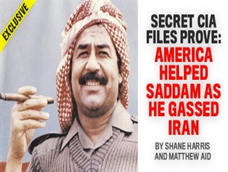 کمک بزرگ آمریکا به صدام در حملات شیمیایی علیه ایران