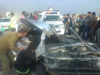 وقوع دو فقره تصادف منجر به فوت در زنجان