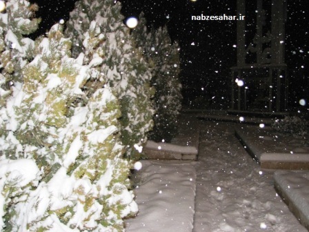 بارش اولین برف پائیزی در خرمدره