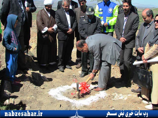 پارک سلامت روستای الوند کلنگ زنی شد+ تصاویر