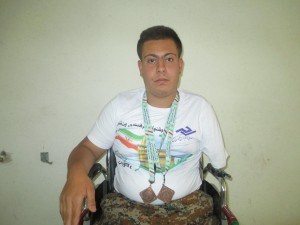 کسب مدال برنز کشوری پرتاب نیزه توسط ورزشکار خرمدره ای