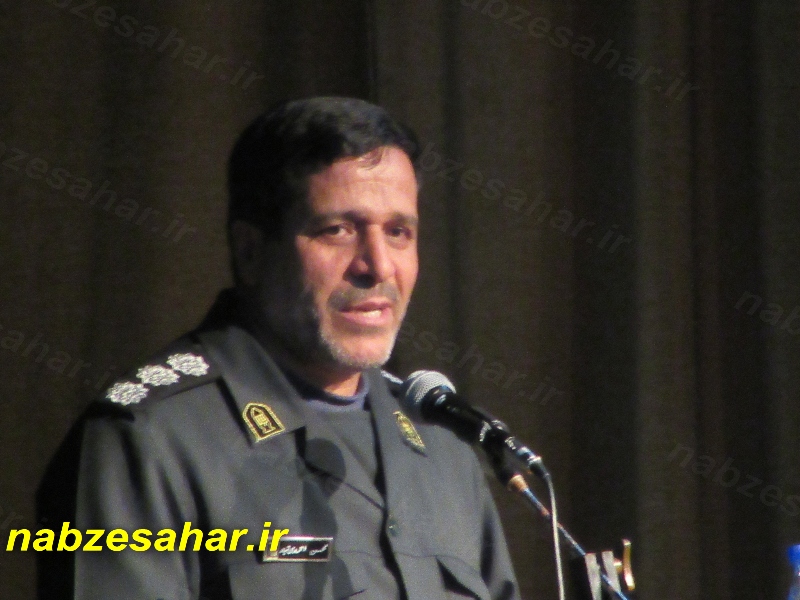 سرهنگ محسن احمدی تبار فرمانده سپاه ناحیه خرمدره شد+ تصاویر مراسم