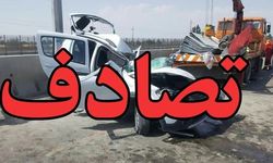 یک کشته در برخورد وانت پیکان با کامیون در زنجان