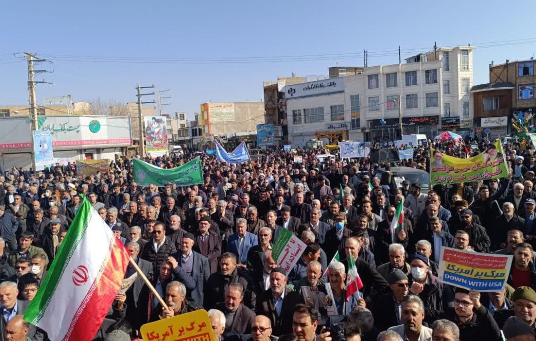 فیلم و عکس/حضور حماسی مردم خرمدره در راهپیمایی ۲۲ بهمن