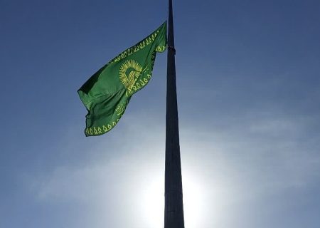  اهتزاز پرچم سبز  رضوی در شهرستان  خرمدره