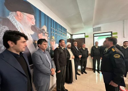 افتتاح کلانتری ۱۲ شهرستان خرم‌دره