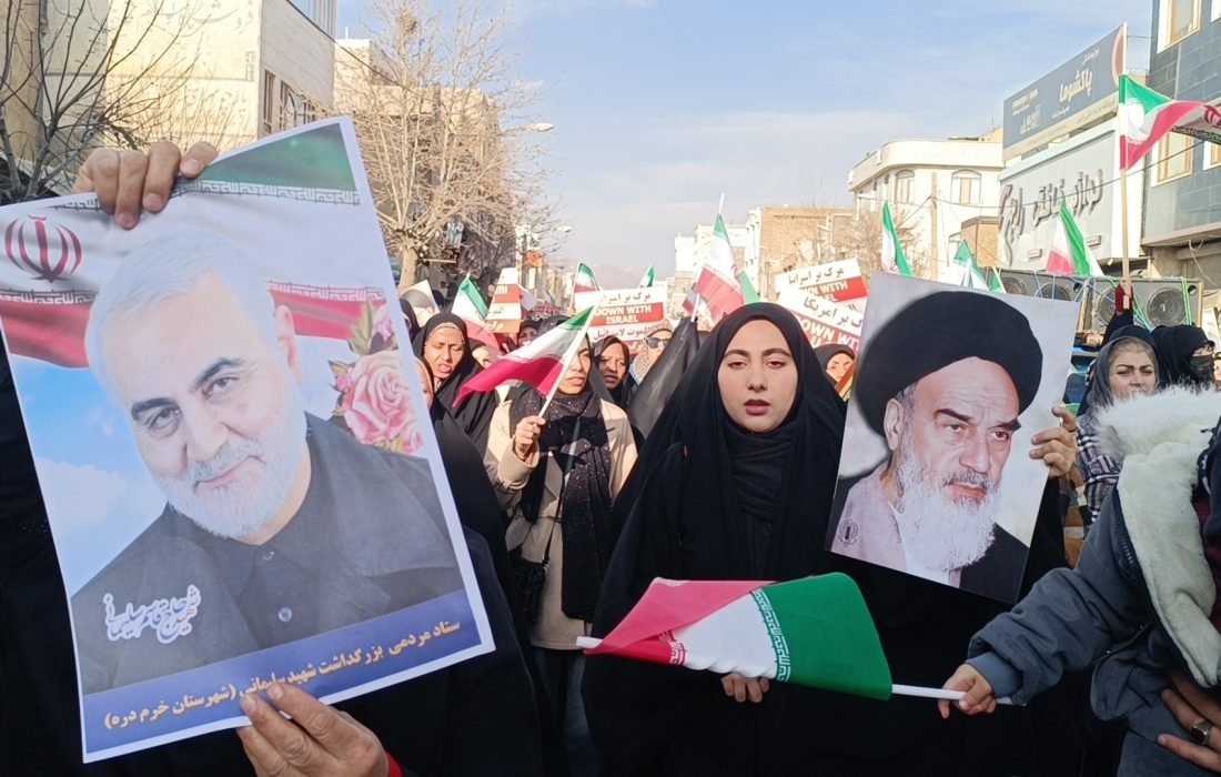 خروش مردم خرمدره علیه تروریستهای داعشی