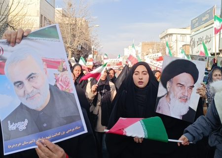 خروش مردم خرم‌دره علیه تروریست‌های داعشی