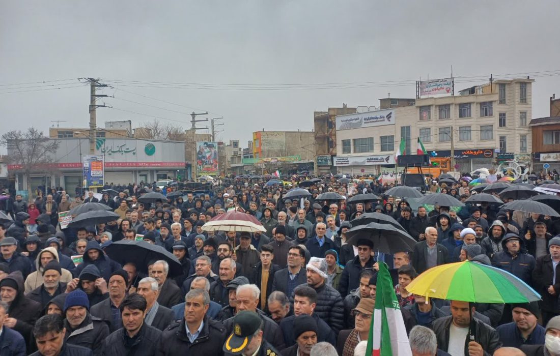 عکس/ راهپیمایی ۲۲ بهمن خرم دره